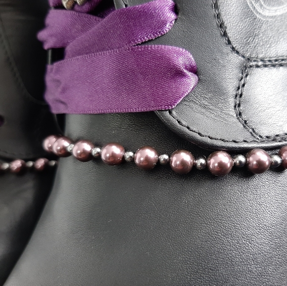 Alchemy England Steelground Heeled Ankle Boots - Picture 6 of 8